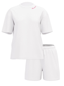 Пижама Cotton Short Pajama Set White