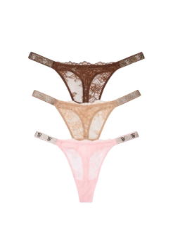 Набір трусиків Shine Strap Thong Panty Box Set Mix