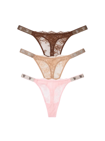 Набор трусиков Shine Strap Thong Panty Box Set Mix