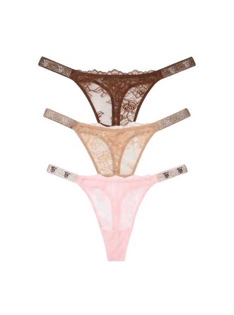 Набір трусиків Shine Strap Thong Panty Box Set Mix