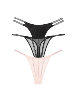 Набір трусиків Shine Strap Thong Panty Box Set Mix