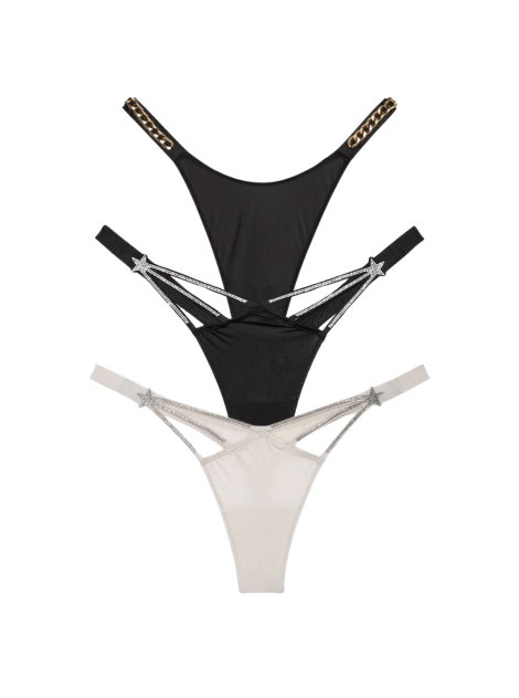 Набір трусиків Shine Strap Thong Panty Box Set Mix