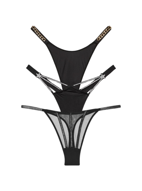 Набір трусиків Shine Strap Thong Panty Box Set Mix