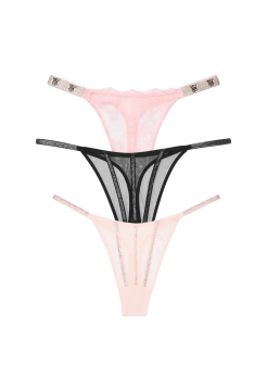 Набір трусиків Shine Strap Thong Panty Box Set Mix
