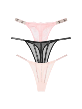 Набір трусиків Shine Strap Thong Panty Box Set Mix