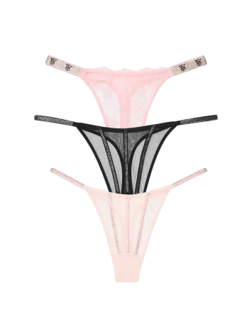 Набор трусиков Shine Strap Thong Panty Box Set Mix