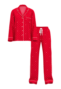 Піжама Flannel Long Pajama Set Lipstick Logo Dos