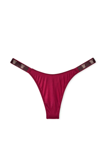 Трусики Shine Strap Thong Panty Campari Red