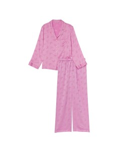 Піжама Satin Long Pajama Set Citron Floral