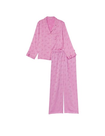 Піжама Satin Long Pajama Set Victoria's Secret Citron Floral