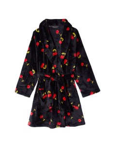 Плюшевий Халат Victoria's Secret Short Cozy Robe Cherry