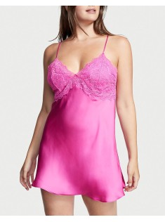 Пеньюар Lace Plunge Open-Back Slip Summer Pink