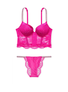 Комплект білизни Victoria's Secret Very Sexy Shine strap Balconette Summer pink