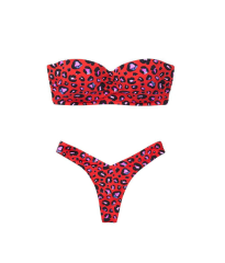 Купальник Victoria's Secret Red Leopard print