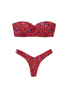 Купальник Victoria's Secret Red Leopard print