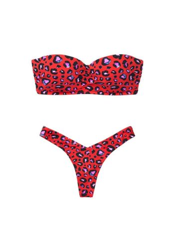 Купальник Victoria's Secret Red Leopard print