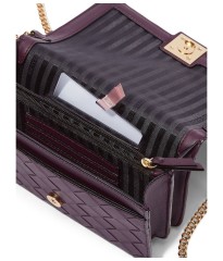 Сумка Крос-боді The Victoria Mini Shoulder Bag Violet Woven