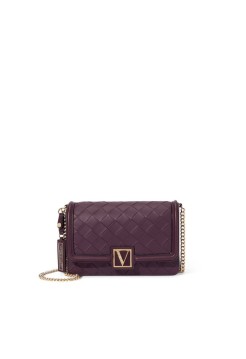 Сумка Крос-боді The Victoria Mini Shoulder Bag Violet Woven