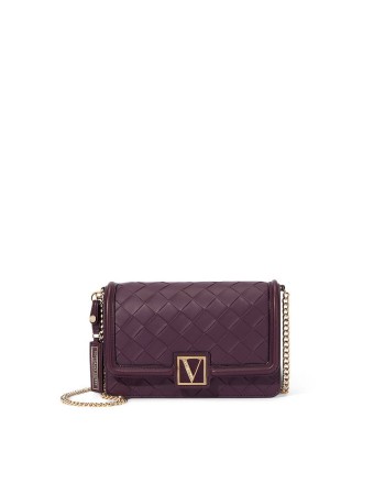 Сумка Крос-боді The Victoria Mini Shoulder Bag Violet Woven