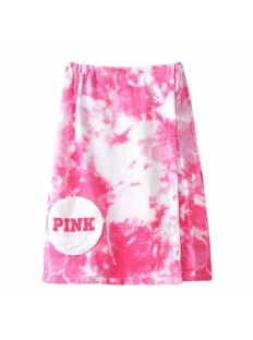 Полотенце PINK юбка розовый принт