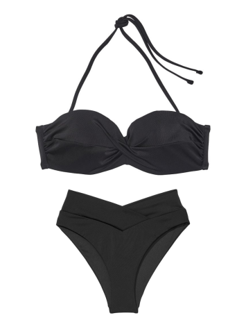 Купальник Mix-and-Match Twist Bandeau Bikini Black