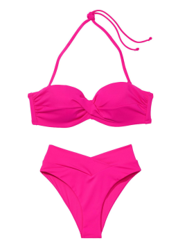 Купальник Mix-and-Match Twist Bandeau Bikini Forever Pink
