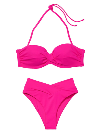 Купальник Mix-and-Match Twist Bandeau Bikini Forever Pink
