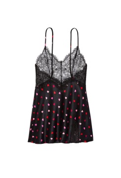 Пеньюар Very Sexy Lace Plunge Slip Multi Tossed Hearts