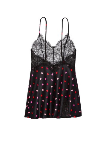 Пеньюар Very Sexy Lace Plunge Slip Multi Tossed Hearts