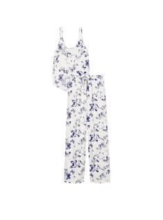 Піжама Tencel PJ Set Cami Long White Butterfly