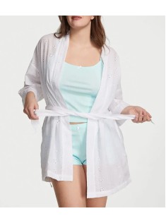Піжама Victoria Secret 3-piece PJ Set Cotton White