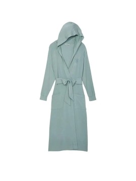 Victoria Secret Modal Terry Hooded Long Robe Mint