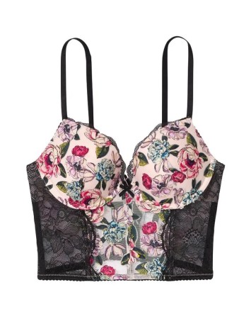 Бюстгалтер  Victoria’s Secret VERY SEXY Purest Pink Floral Push-Up Bra Top