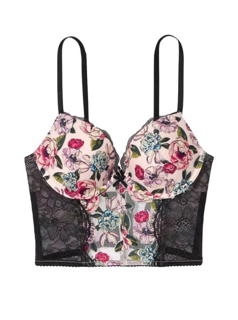 Бюстгалтер Victoria's Secret VERY SEXY Purest Pink Floral Push-Up Bra Top