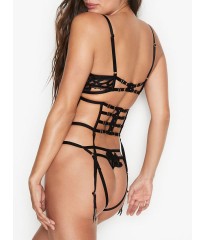 Комплект Very Sexy Low Cut Demi Bra Set Black Lace