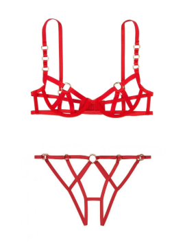 Комплект білизни Victoria's Secret Very Sexy Lipstick Rings