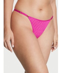 Трусики Icon Lace Adjustable String Thong Panty Fuchsia Frenzy