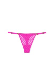 Трусики Icon Lace Adjustable String Thong Panty Fuchsia Frenzy