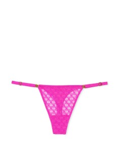 Трусики Icon Lace Adjustable String Thong Panty Fuchsia Frenzy