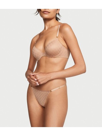 Комплект білизни Icon by Victoria's Secret Push-Up Demi Bra Praline Set