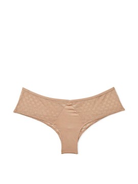 Трусики Victoria's Secret Lace Cheeky Panty Praline