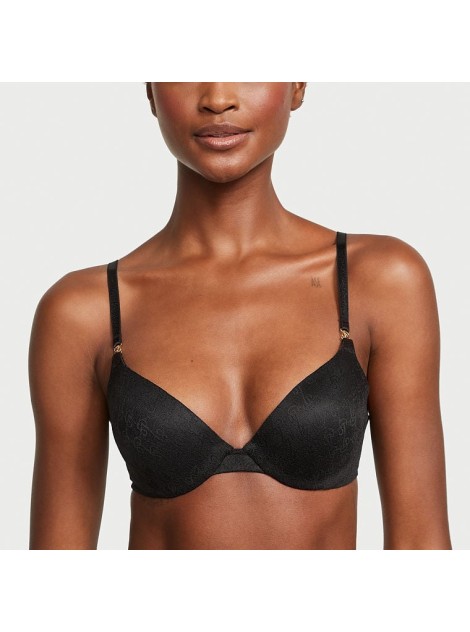 Комплект білизни Icon by Victoria's Secret Push-Up Demi Bra Black Set