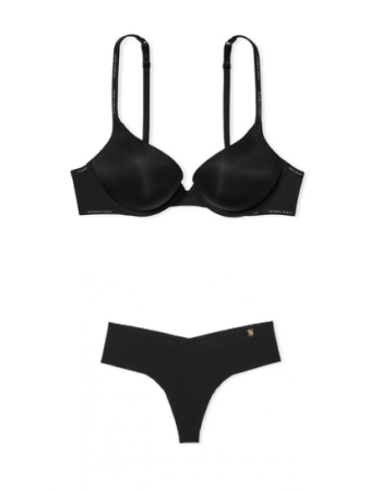 Комплект T-shirt push-up Plunge Black logo Set