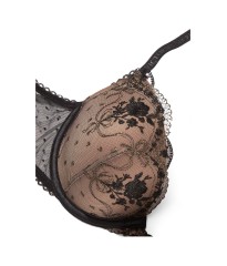 Комплект белья Luxe Lingerie Black Gold Lace Bra Set 