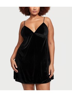 Пеньюар Velvet Slip Dress Black