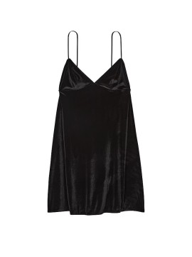 Пеньюар Velvet Slip Dress Black