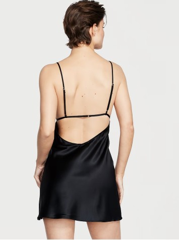 Пеньюар Floral Embroidery Satin Slip