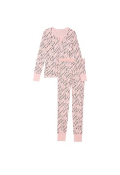 Піжама Thermal Long Pajama Set Pretty Blossom Vs Script