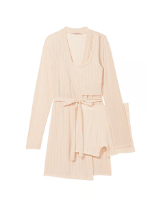 Пижама Luxe Modal Ribbed 3-Piece Set Marzipan