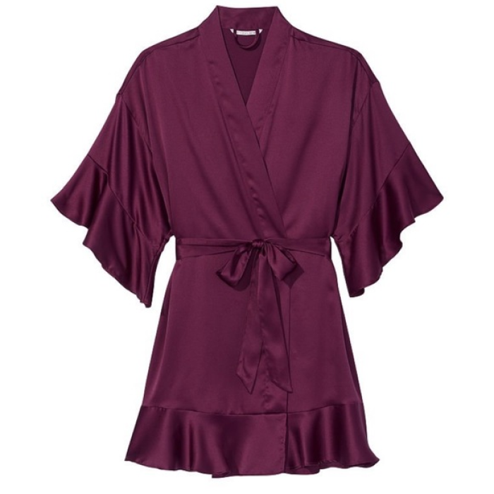 Халат Victoria Secret Satin Short Kimono Robe Kir